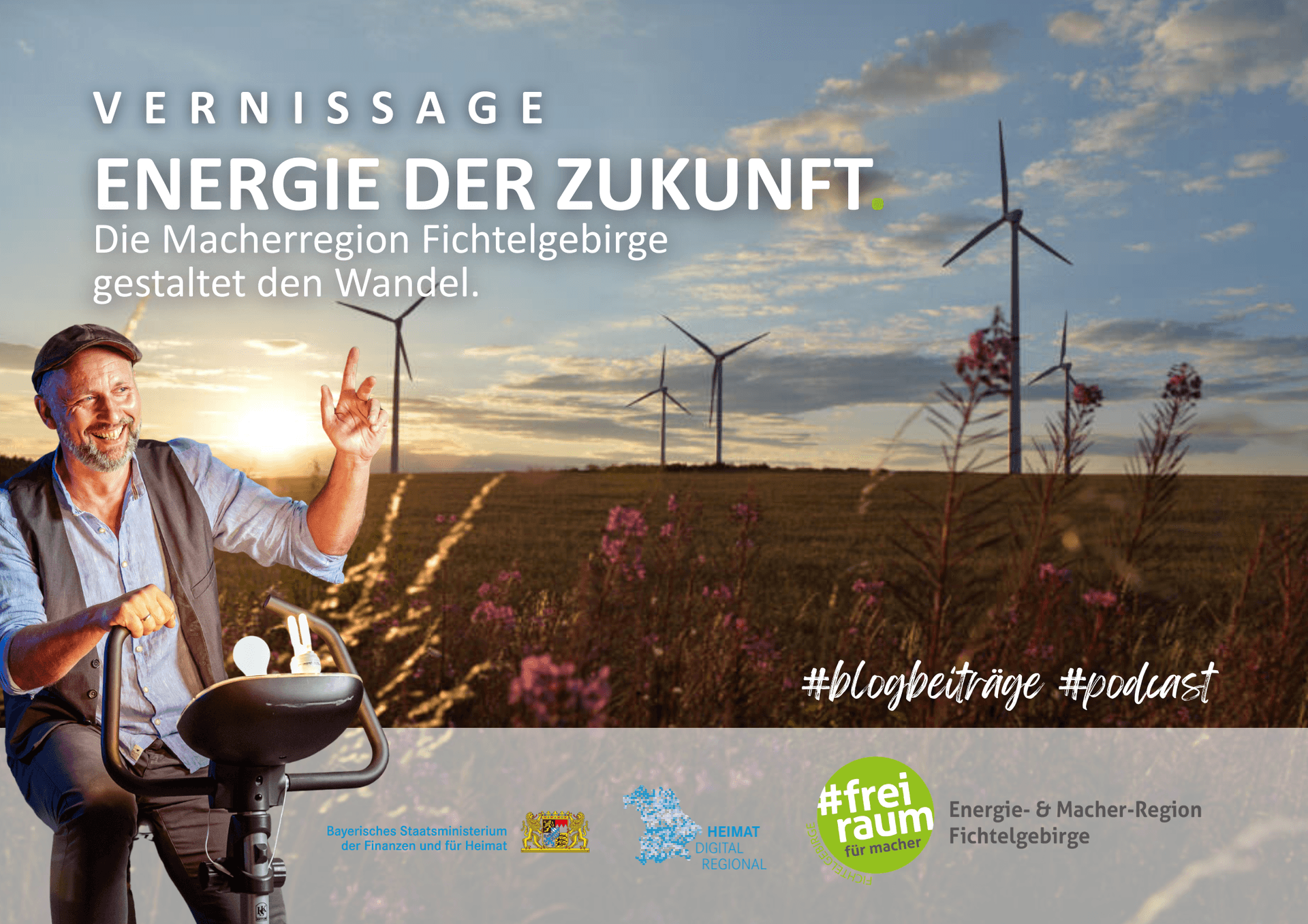 Vernissage "Energie der Zukunft" im FichtelLab